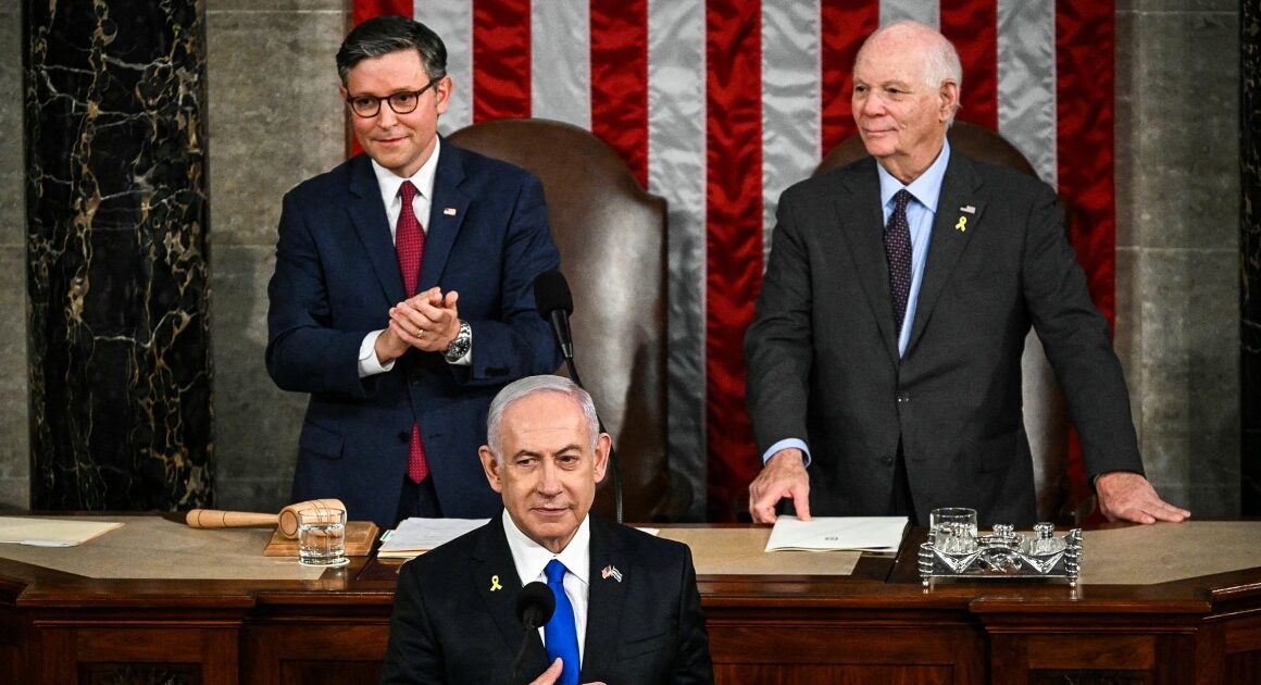 Netanyahu compares Oct. 7 to Pearl Harbor and criticizes protesters in address to Congress