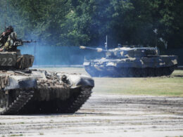 New Leopard Tanks Start Rolling Into Ukraine