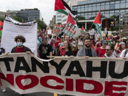 Anti-Israel agitators spark new unrest as Netanyahu visits Biden, Harris