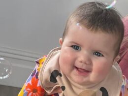 Elderly driver, 70, is charged after baby girl died when her pushchair was hit by a car outside hospital in horror crash that injured two others