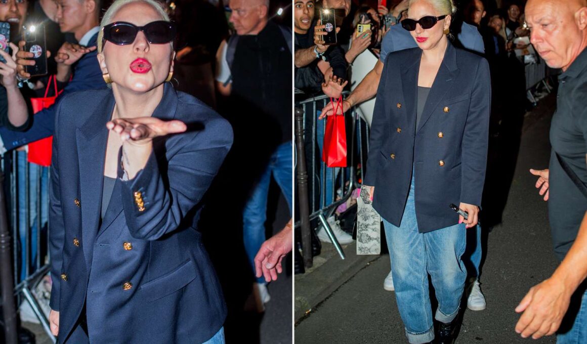 Lady Gaga Makes Rare Appearance in Jeans as She Embraces Relaxed French Girl Style in Paris