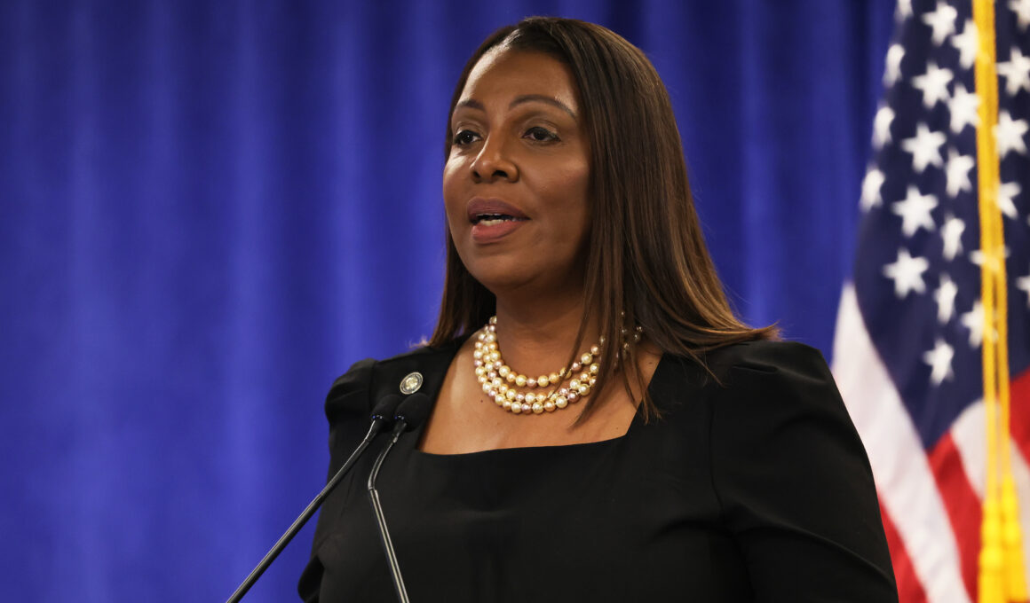 Letitia James Loses Bid to Change Judges in Lawsuit