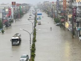 Deadly typhoon hits Taiwan, 6 sailors missing after ship sinks