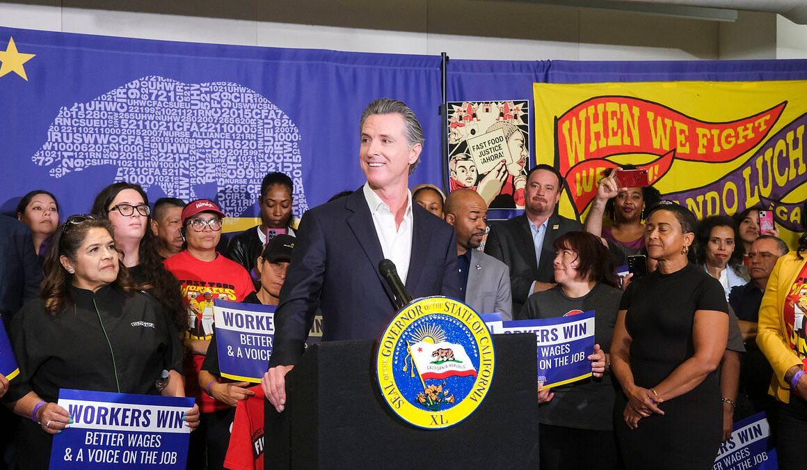 Grim new survey shows how California Gov. Gavin Newsom’s $20-an-hour minimum wage for fast-food workers has helped tank the industry