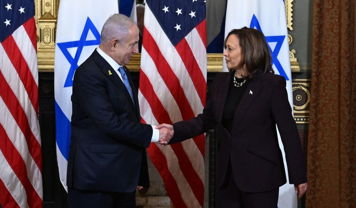 Harris Says There Is ‘Hopeful Movement’ Toward Israel-Hamas Cease-Fire Deal After Netanyahu Meeting