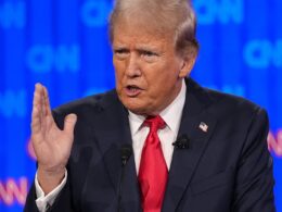 Donald Trump backs off on presidential debate with Kamala Harris due to Democratic Party ‘chaos’ – sparking immediate taunt from the VP