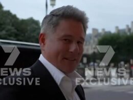 Excruciating moment Channel Nine CEO is confronted on the streets of Paris over carrying the Olympic torch as his business goes on STRIKE