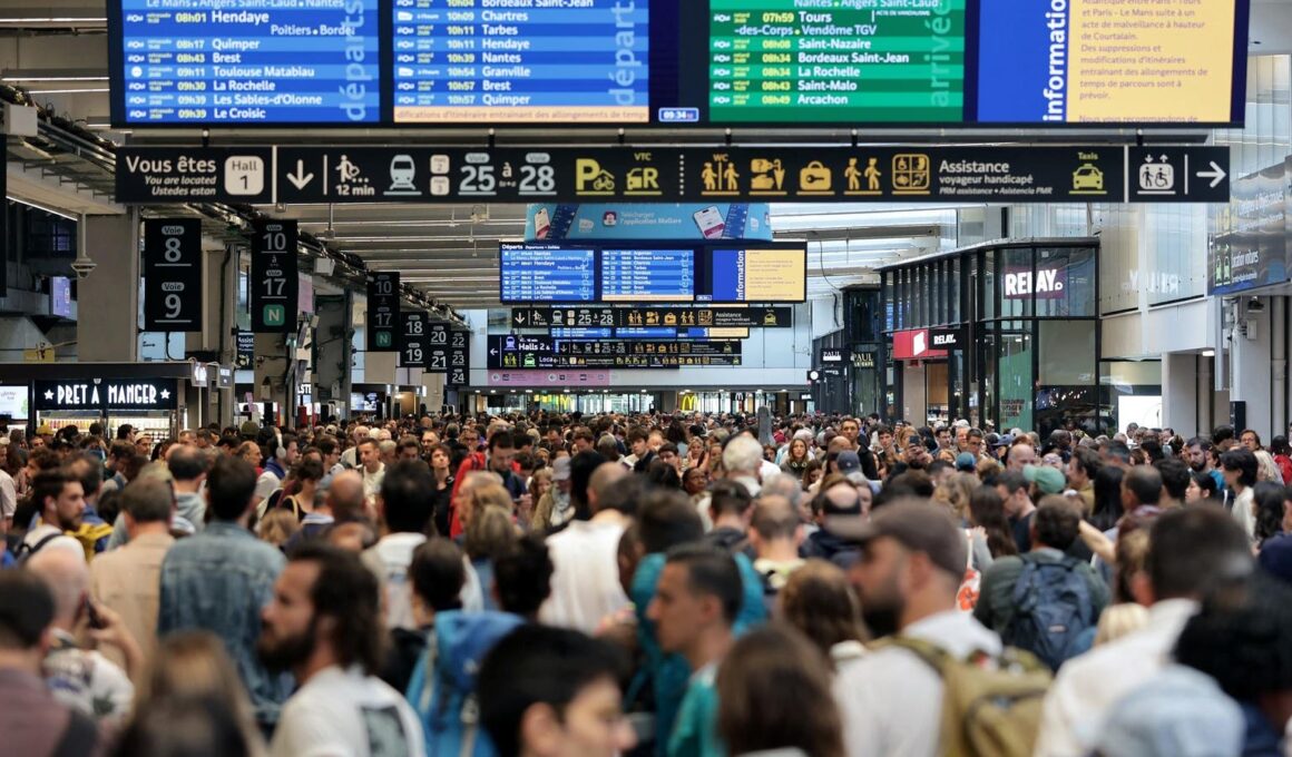 ‘Coordinated Malicious Acts’ Disrupt French High-Speed Rail Network On Day Of Olympics Opening Ceremony