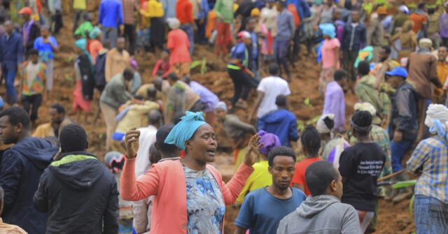 Search for people missing after Ethiopia mudslides continues as death toll rises to 257