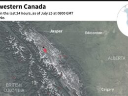 Wildfire engulfs parts of main town in Canada’s Jasper National Park