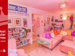 Pretty in Pink: Designer’s Rose-Hued Residence of Candy-Colored Decor Is the Week’s Most Popular Home