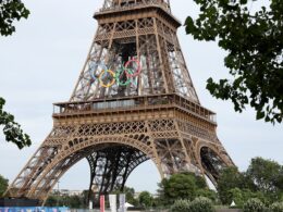 Let the Games begin! Opening Olympics extravaganza gets underway after day of chaos with four-hour parade along the River Seine before sparkling duet by Lady Gaga and Celine Dion