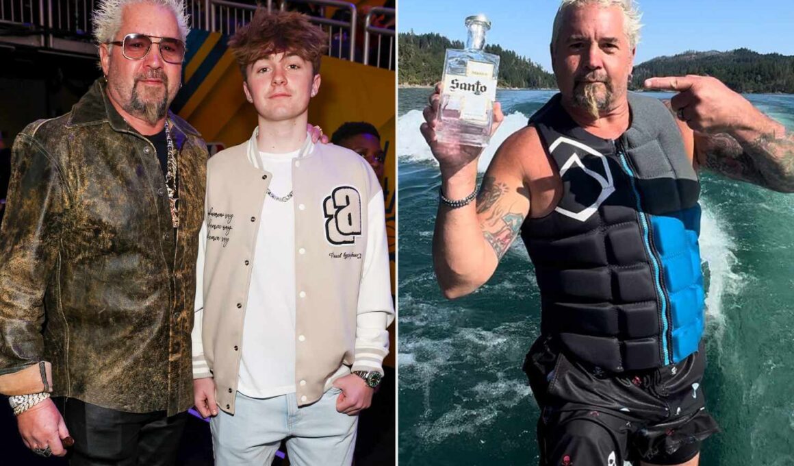 Guy Fieri’s Son Shares Rare Look at His Dad Without His Spiky Hair During Family Lake Trip