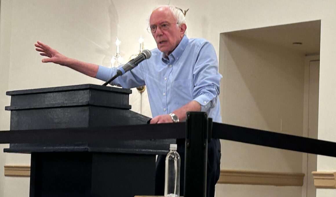 Bernie Sanders says Trump’s ‘lying’ when he claims Kamala Harris is more liberal than the Vermont senator