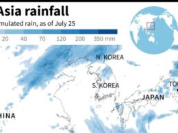 Typhoon Gaemi displaces nearly 300,000 in eastern China