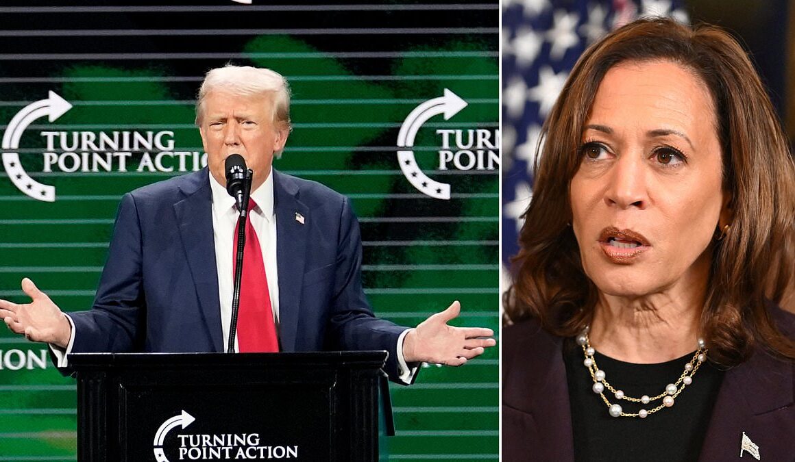 BREAKING NEWSTrump launches brutal attack on Kamala Harris as he brands her with shock new nickname: ‘I couldn’t care less if I mispronounce it’