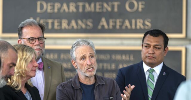 Jon Stewart pushes VA to cover troops sickened by uranium after 9/11. Again, they are told to wait