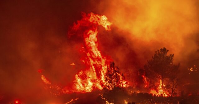 California’s largest wildfire explodes in size as fires rage across US West