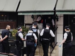 Police move in to evict squatters from Princess Diana’s favourite London restaurant San Lorenzo after neighbours complained of marijuana stench and ‘loud, banging’ music