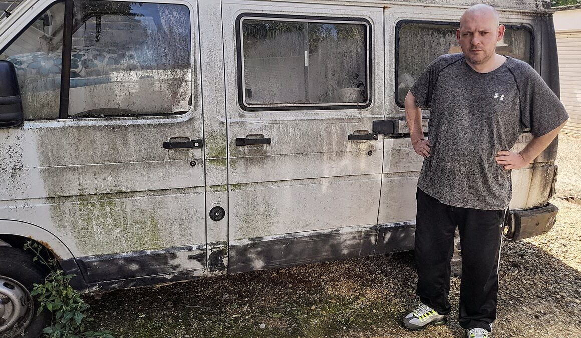 My neighbour has dumped a rusting eyesore van outside my home… it’s caused MOULD in my home but the council to refuse to help