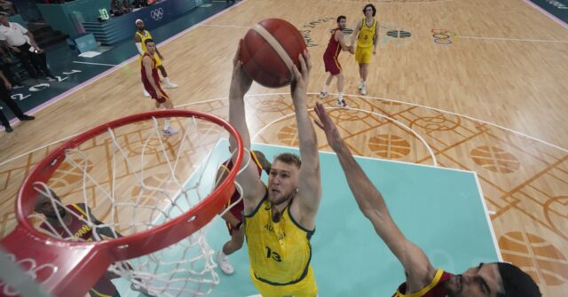 Landale scores 20 points, Australia powers past Spain 92-80 to open Olympic basketball tournament