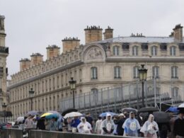 Paris barricades start to come down after opening ceremony on the Seine, but many still struggling