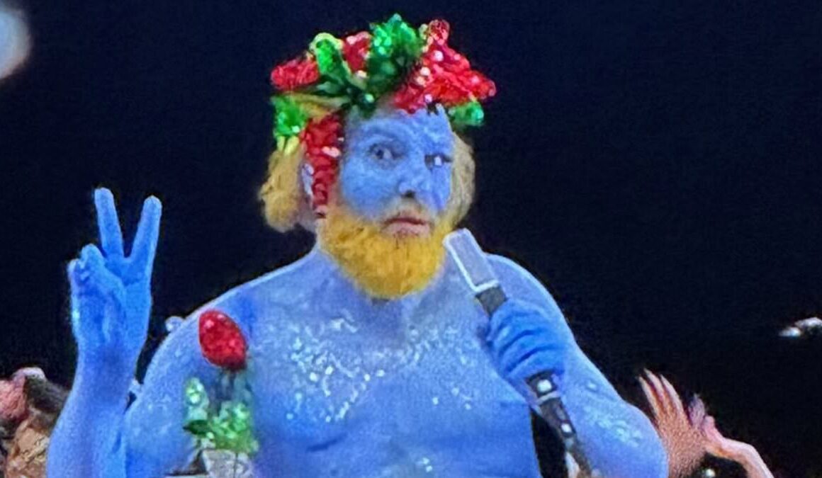 ‘Naked blue man’ breaks his silence over ‘grossly offensive’ Last Supper parody at Olympics opening ceremony – as French Catholic church blasts the ‘derision and mockery of Christianity’