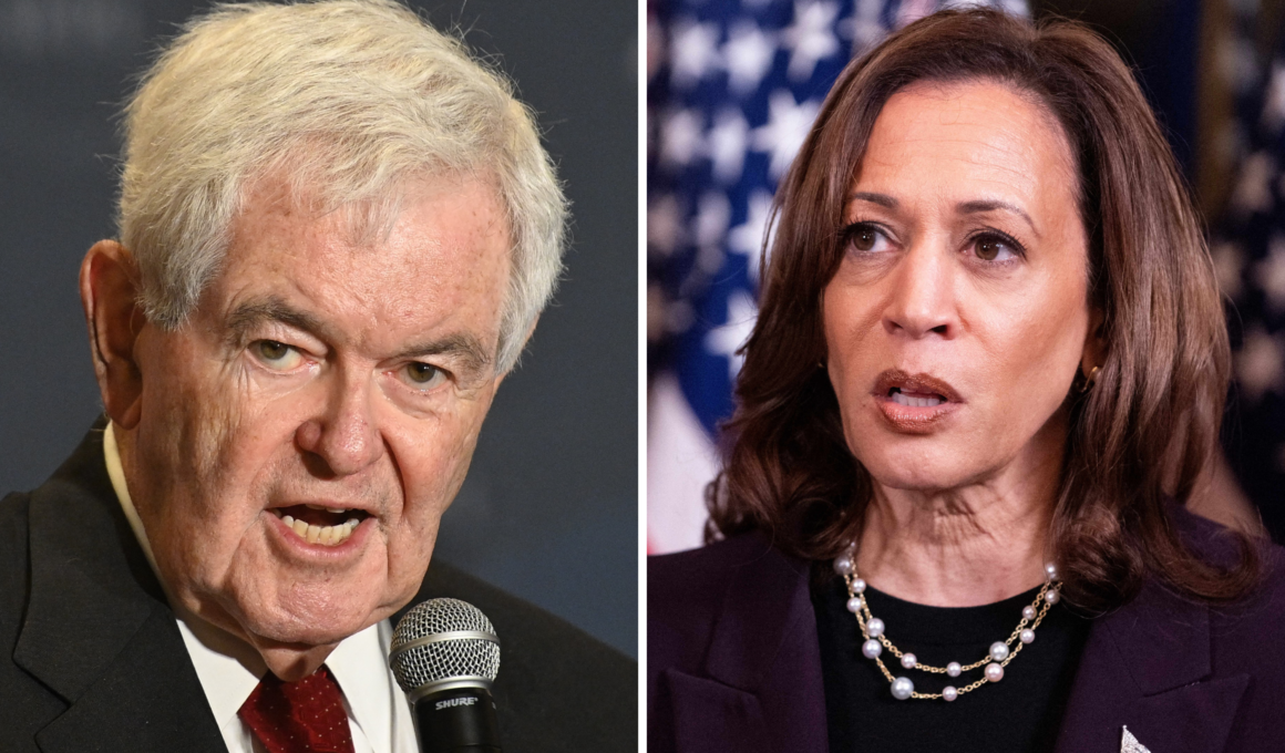 Kamala Harris May Be ‘Shockingly Better’ Than Expected, Newt Gingrich Says