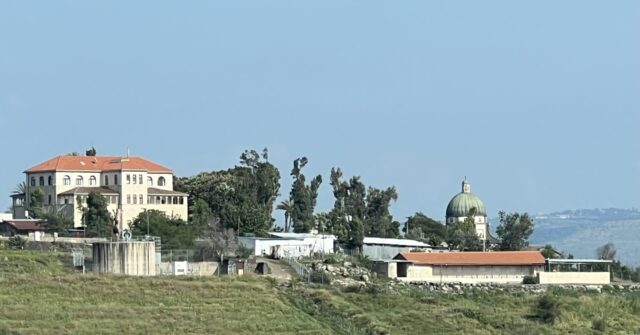 Fire Near Church of the Beatitudes After Rocket Barrage from Lebanon