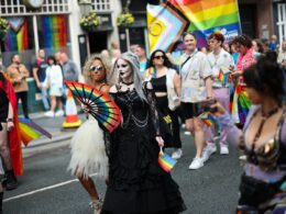 Liverpool Pride sees fabulous outfits aplenty as more than 20,000 flock through city centre in one of the largest Pride events in Europe