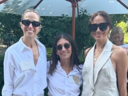 Meghan Markle suits up for high-powered business summit in the Hamptons after flying into New York ahead of new lifestyle brand launch