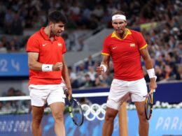 Olympic moment of the day: Rafael Nadal and Carlos Alcaraz, tennis’ new favorite double act