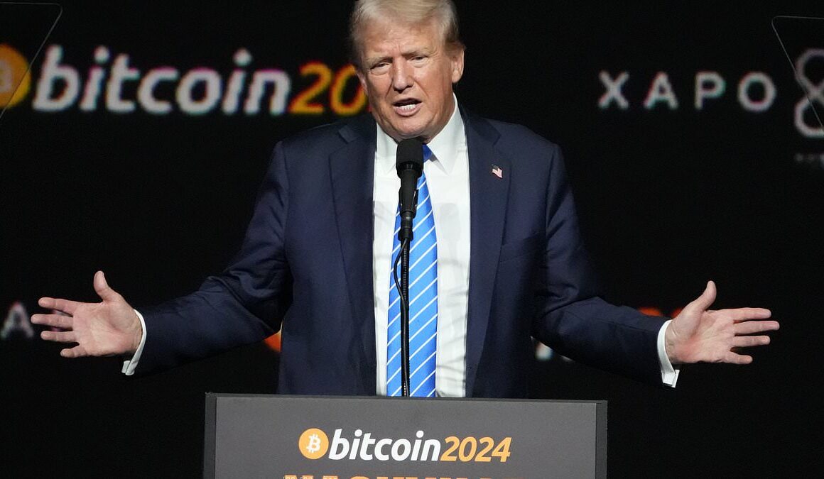 Donald Trump reveals first person he would fire as president while pledging to make the US ‘crypto capital’ of the world – despite once calling Bitcoin a ‘scam’ that was ‘based on thin air’