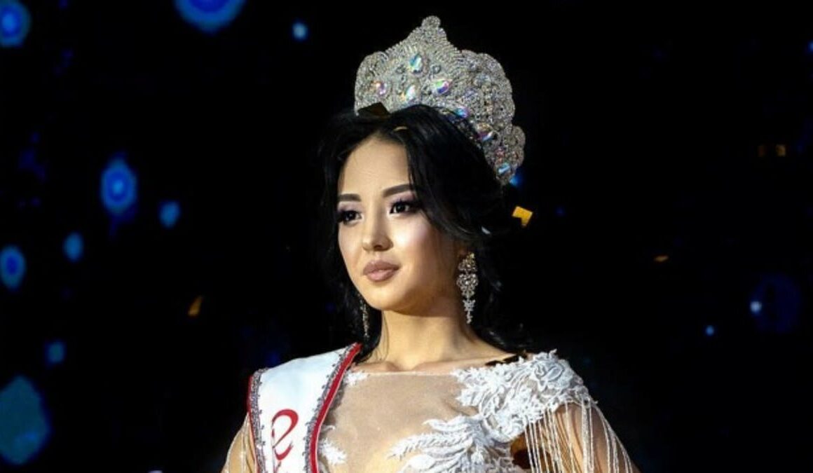 Beauty queen’s fiancé is jailed by her Kyrgyzstan president uncle after his ’embarrassingly ostentatious’ wedding proposal in country hit by mudslides