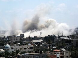 Israeli airstrike hits a school sheltering people in Gaza, killing at least 30