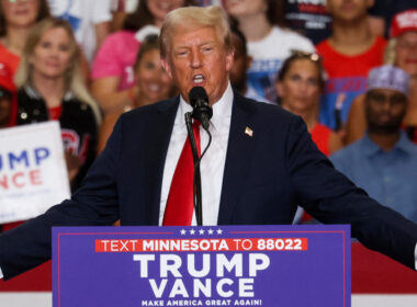 Even after Biden dropped out, he remains a prime rally focus for Trump