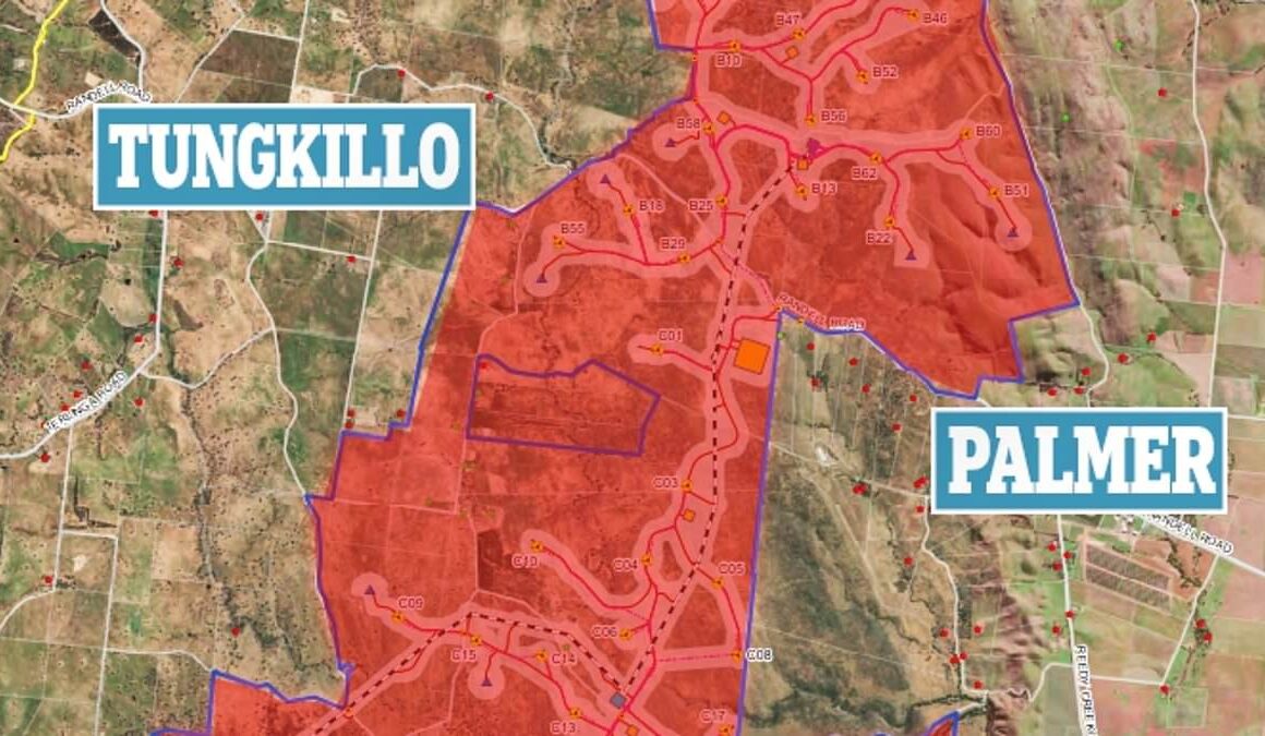 Why this map showing plans for a huge 40 turbine wind farm in a picturesque part of Australia has locals fuming