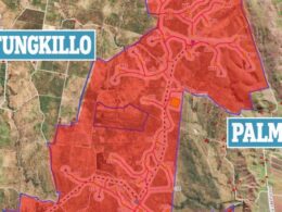 Why this map showing plans for a huge 40 turbine wind farm in a picturesque part of Australia has locals fuming