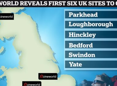 Map reveals first six Cineworlds to shut in latest blow to the High Street – is YOUR local on the list?