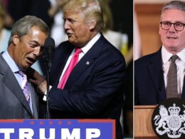 Keir Starmer should use Nigel Farage to get closer to Trump… Should he win the election in November, voters say