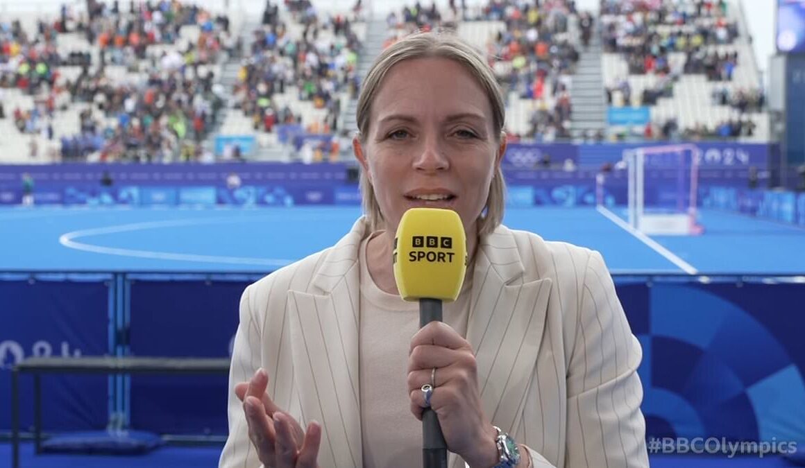 BBC Olympics commentator apologises after talking over the national anthem before Team GB hockey game