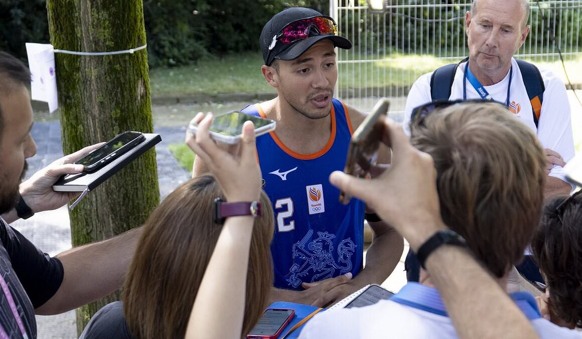 Steven van de Velde’s volleyball partner defends Dutch child rapist after he was jeered by crowds during debut Olympic match: ‘It’s in the past, he had his punishment’