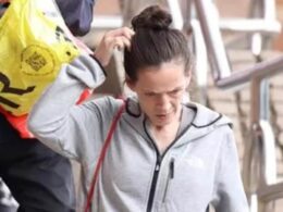 ‘Aggressive’ woman, 31, fined after spitting in female police officer’s face while being told to change into new trousers in custody – on top of £16,000 she already owes the courts