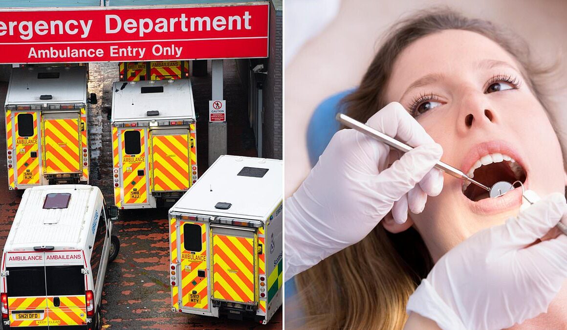 A&E swamped by Scots who can’t book a dentist as NHS crisis deepens