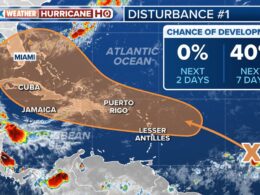 Hurricane fears as huge tropical disturbance looms off the coast of America – here’s where it could hit
