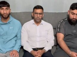 Family of brothers involved in Manchester Airport furore reveal ‘real concern’ for police officers injured in violence which led to officer being stood down – hours after lawyer broke his silence on new video footage