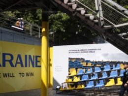 Ukraine Olympic pavilion aims to jolt West over war