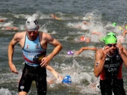 WATCH: Canadian Triathlete Tyler Mislawchuk Throws Up After Emerging from the Seine River at Paris Games