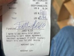 Gay waiter brought to tears when bigot customer left atrocious message on receipts instead of a tip reveals the incredible twist