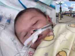 Horror as three-month-old baby boy is shot in the chest in Walgreens parking lot after parents popped out to buy formula